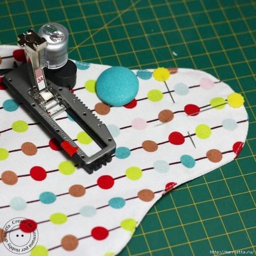 Мы шьем сами кухонное полотенце. 09