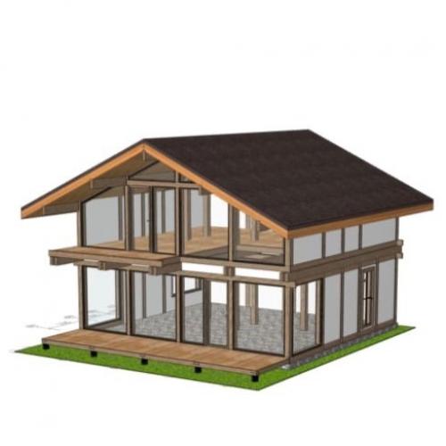 Всего неделя прошла с замеров загородного дома, а у нас уже на 90% согласовано планировочное решение. 01