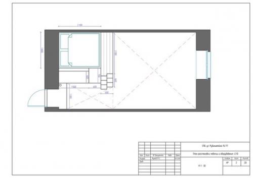 Интерьер уютной квартиры - студии в Санкт-петербурге площадью всего 24 кв. 09