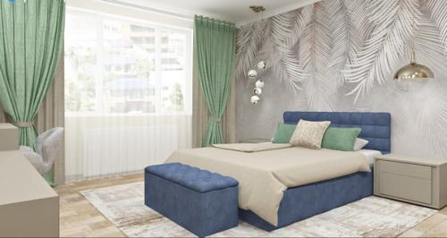 Мы продолжаем работать над дизайн - проектом трехкомнатной квартиры для семьи с двумя детьми - школьниками.