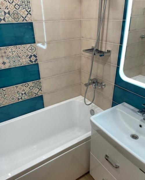 Симпатичная ванная комната. 05