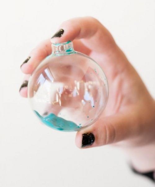 Красивые ёлочные шары на раз - два - три? 04