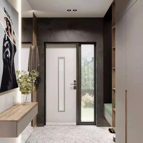 Лаконичность, комфорт, открытость - та самая идея, которая лежит в основе интерьера гостиной - кухни площадью 25 м. 09