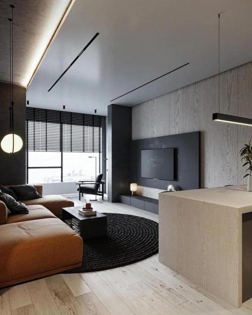 Интерьер в современном стиле. 01