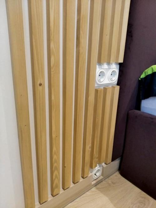 Рейки из - современный, гармоничный вариант для создания интерьера в любом помещении. 03