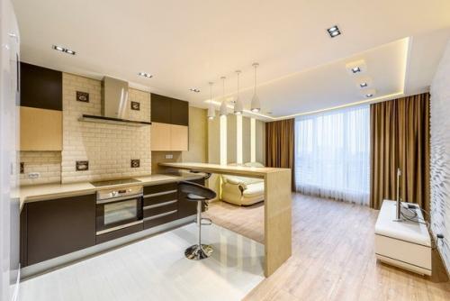 Как разделить кухню и гостиную? 03