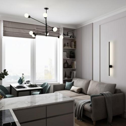 Проект кухни - гостиной (17, 67 кв. 03