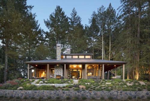 Уютный деревянный дом в долине напа. 01