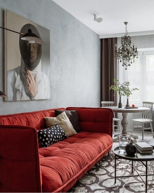 Черно-белые и серые гостиные в прошлых сезонах на пике были. 02