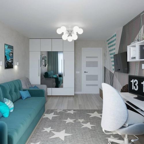 Вариант оформления детской комнаты. 03