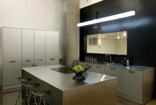 Проектная фирма Axelrod Architects оформила интерьер жилого лофта в Сан-франциско, Калифорния, США. 08