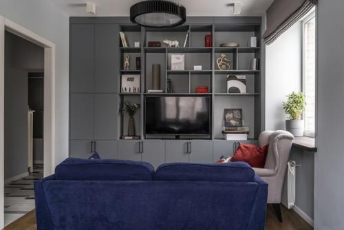 Стильная переделка трехкомнатной квартиры. 01