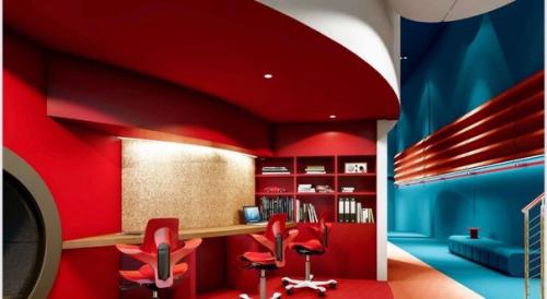 Приготовьтесь, сейчас будут модные слова: кофе - поинт, коворкинг, конференц-зал, мини - лекторий. 01