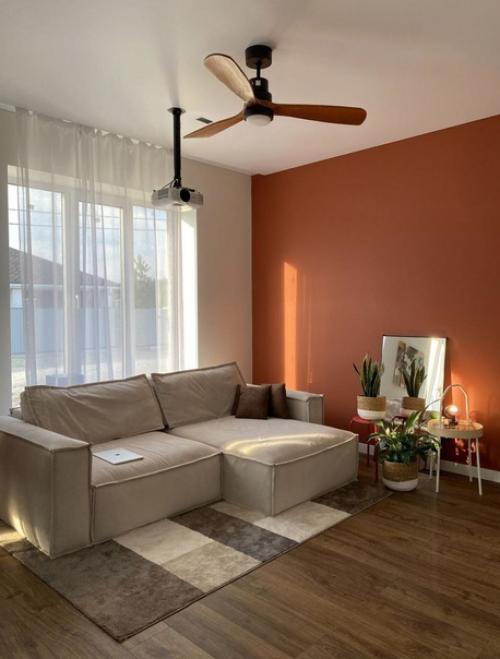 Вот такой вот интерьер в загородном доме домике на 90 кв. 02