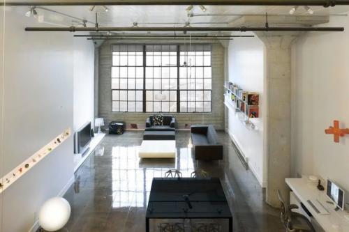 Проектная фирма Axelrod Architects оформила интерьер жилого лофта в Сан-франциско, Калифорния, США. 01