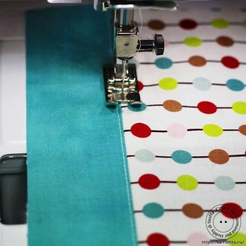 Мы шьем сами кухонное полотенце. 04