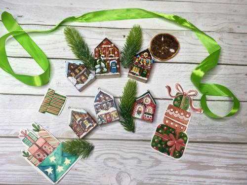 В этом году я сильно запаздываю с росписью новогодних игрушек, но исправляюсь и спешу порадовать всех вас! 05