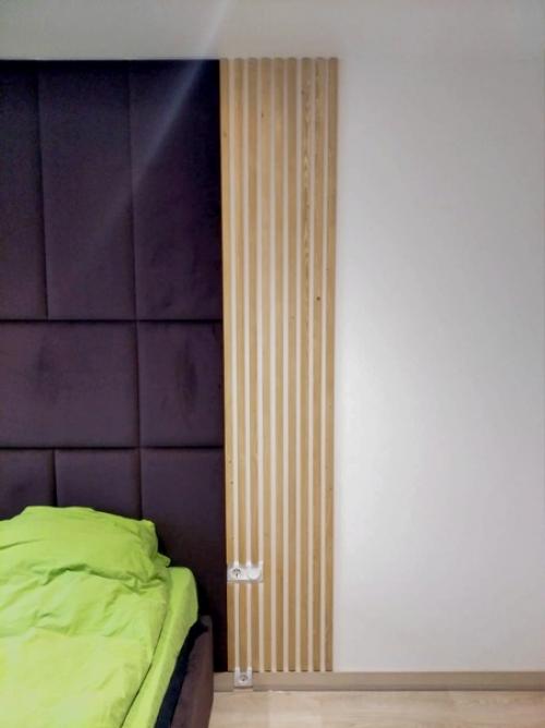 Рейки из - современный, гармоничный вариант для создания интерьера в любом помещении. 02