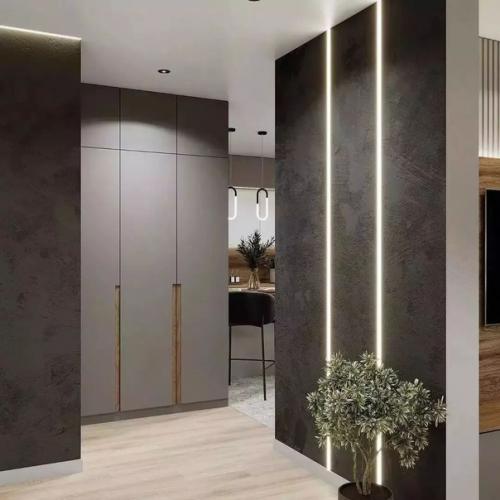 Лаконичность, комфорт, открытость - та самая идея, которая лежит в основе интерьера гостиной - кухни площадью 25 м. 07