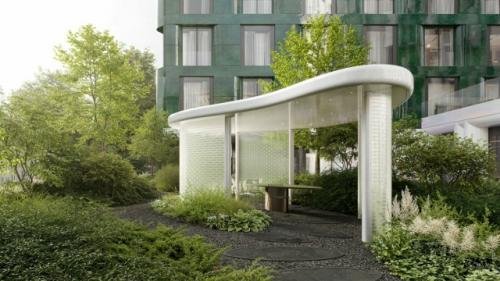 Глазурованная статуэтка.  Проект расположен в одном из красивых районов Москвы рядом с новодевичьим монастырем. 08