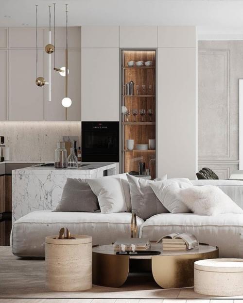 Дизайн - проект кухни и гостиной. 04