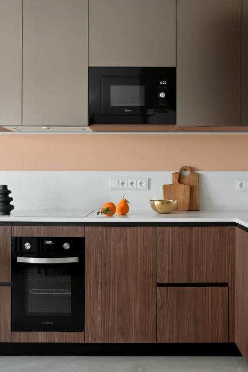 Интерьер однокомнатной квартиры 42 м 2 в ЖК Foriver в Москве. 01