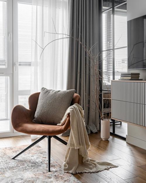 Интерьер квартиры площадью 56 кв. 02