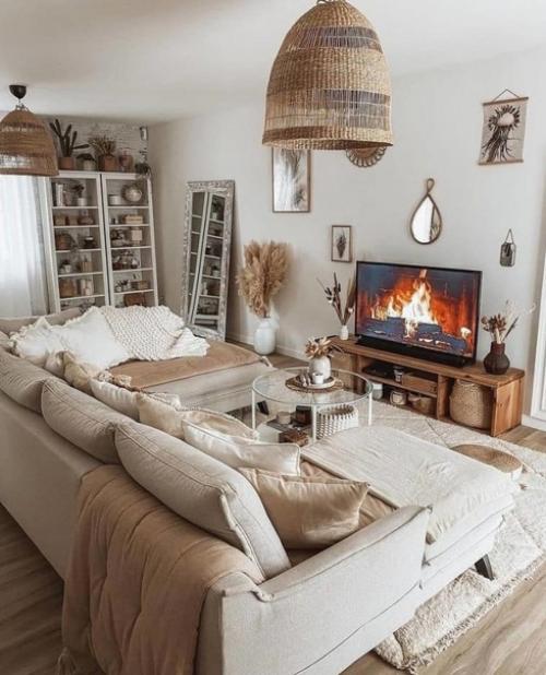 Красивый интерьер. В светлых оттенках. 01