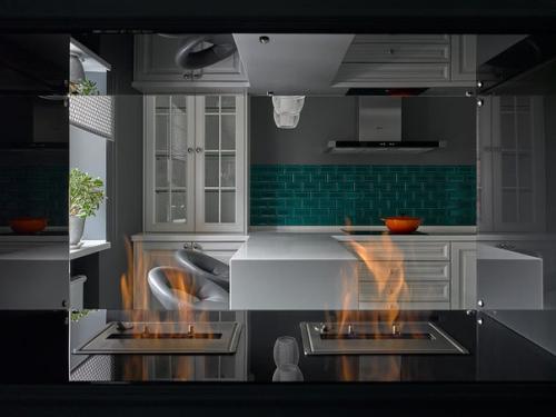 Изумрудный цвет редко используют при оформлении интерьера. 02