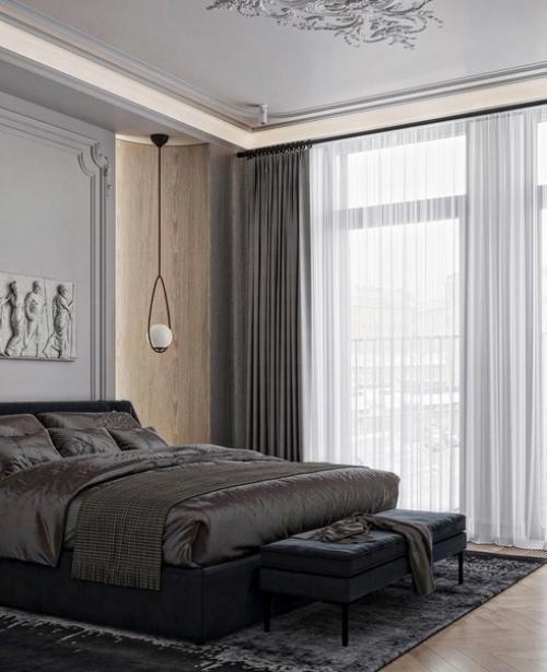 Одна спальня и два варианта цветового оформления. 02