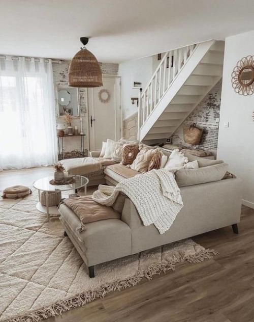 Красивый интерьер. В светлых оттенках. 02