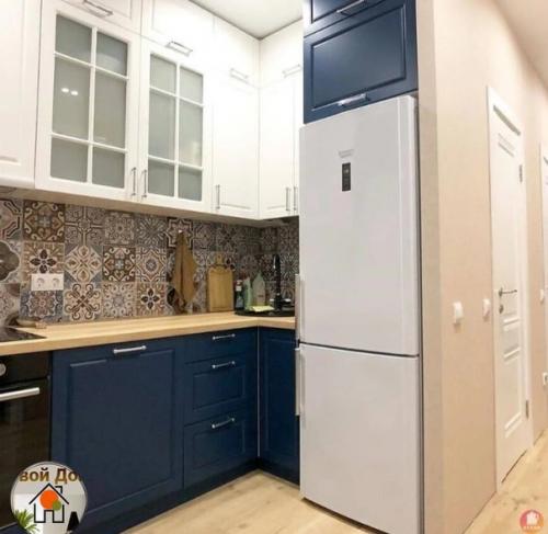 Просторная кухня. В современном стиле. 08