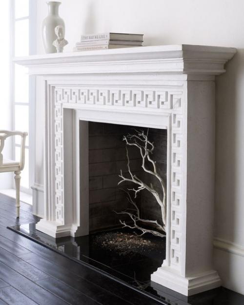 Орнамент меандр в интерьере. 08