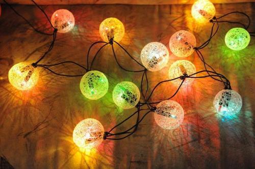 Праздничные шары - паутинки. 06