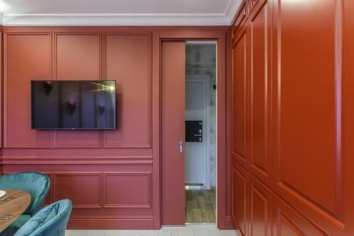 По желанию заказчика кухня должна быть яркой, как сицилийские томаты! 05