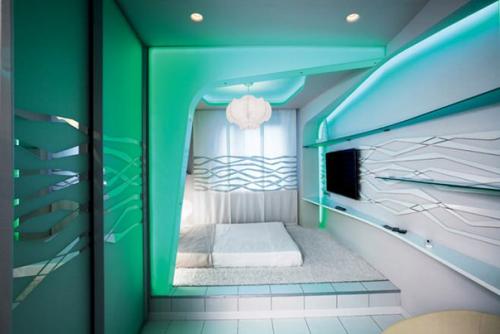 Дизайн небольшой 9-метровой спальни. 07