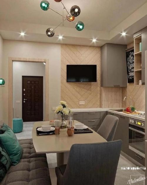 Интерьер квартиры. С симпатичной лоджией. 02