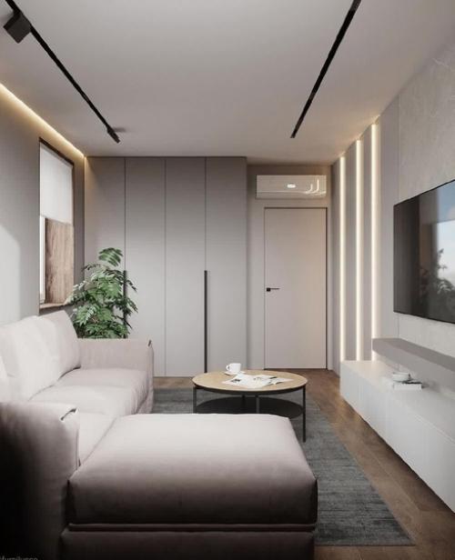 Интерьер гостиной в деталях. 05