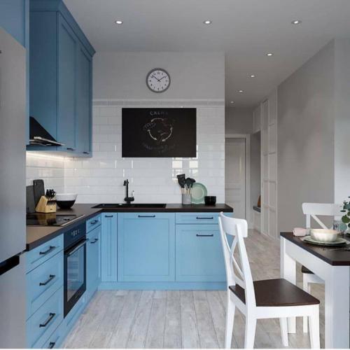 Однокомнатная квартира с очень приятной цветовой гаммой. 01