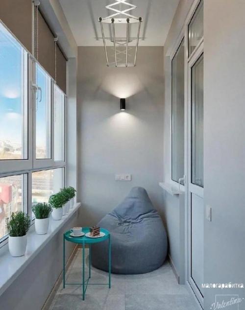 Интерьер квартиры. С симпатичной лоджией. 05