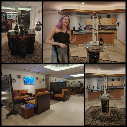 Как обещала, видео - рум - тур по номеру с Магией иллюминатора, вид с балкона утром и вечером, интерьер отеля и кальянной. 06