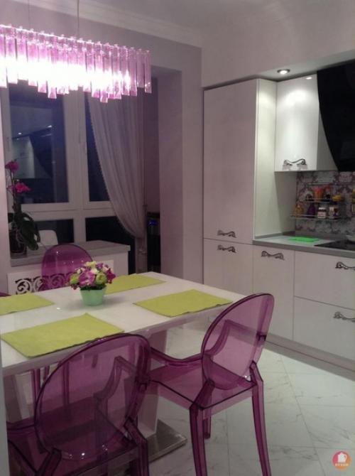 Интерьер кухни площадью 12 кв. 03