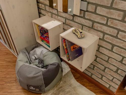 Дизайн детской для двоих мальчиков в стиле лофт. 09