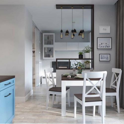 Однокомнатная квартира с очень приятной цветовой гаммой. 02