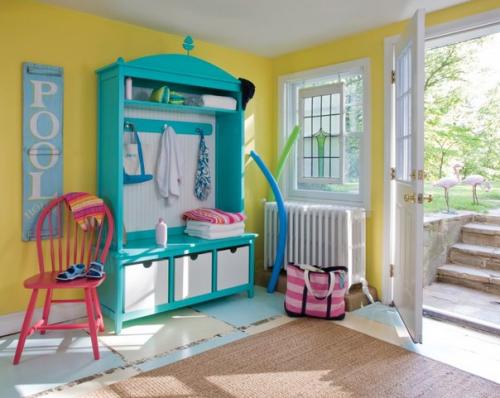 Интерьер с бирюзовым цветом. 06