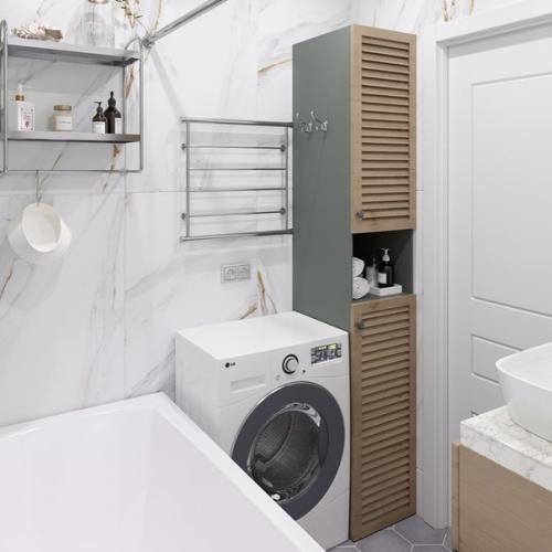 Дизайн - проект двухкомнатной квартиры + планировка. 06