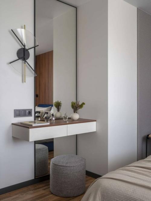 Оригинальная насыщенная палитра в дизайне двухкомнатной квартиры. 05