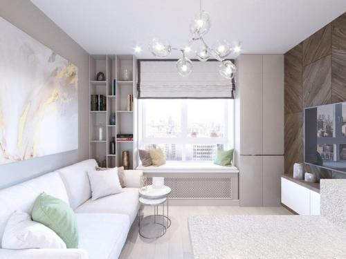 Дизайн - проект студии для молодой пары. 01