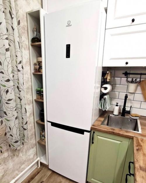 Интерьер небольшой кухни в 6 квaдрaтных метров. 04