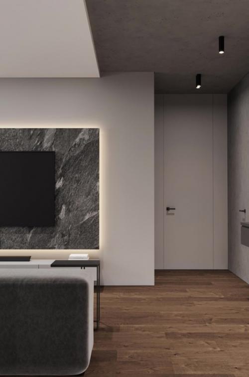 Интерьер кухни - гостиной. 06